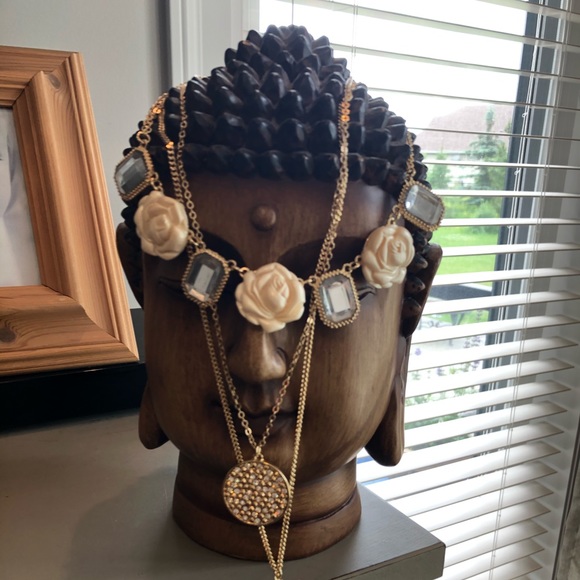 3 tiered unique conversation necklace - Picture 2 of 7